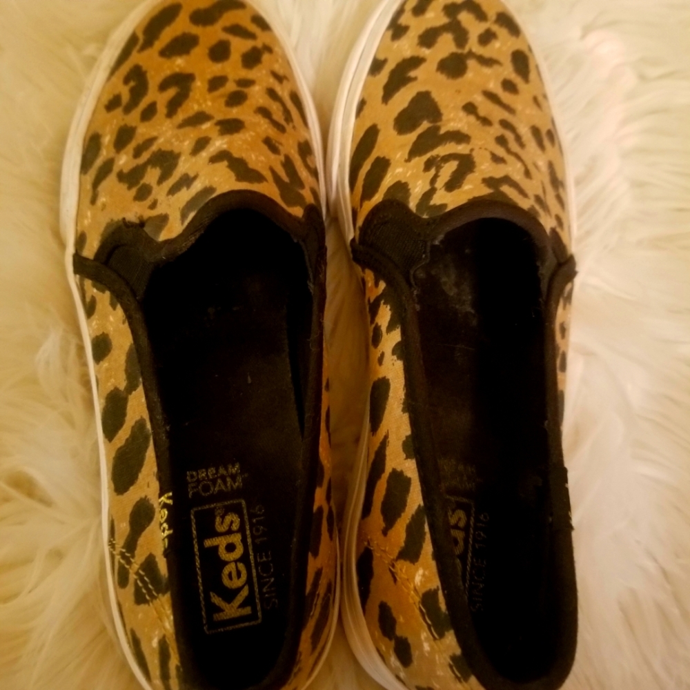 Womens Keds double decker sneaker slip on .